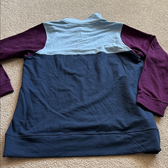 XL EUC Woolx Charlie Navy/Winter Bloom Sweatshirt - Picture 8 of 9